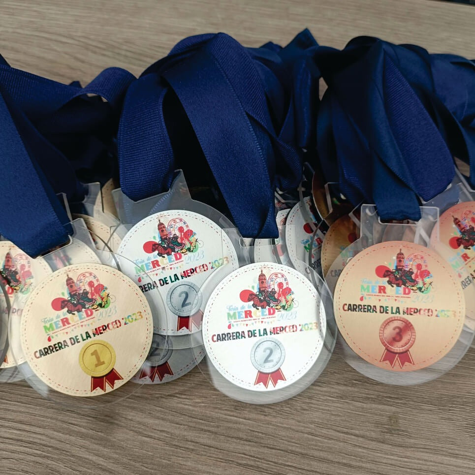 MEDALLA ACRILICA REDONDA